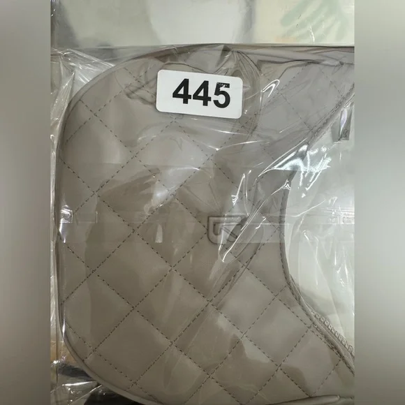 Buffbunny Quilted Crossbody Purse Tan Taupe Neutral Chamomile Wallet Convertible - Picture 15 of 15